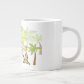 Cute Giraffe Illustration Jumbo-Tasse (Rechts)