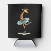 Cute giraffe in a tutu dancing as a ballerina, gif dosenkühler (Vorderseite)
