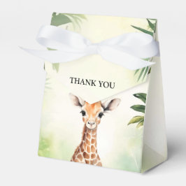 Cute Giraffe Jungle Baby Shower Party Beautiful Geschenkschachtel