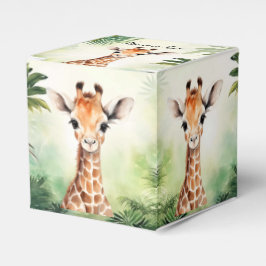 Cute Giraffe Jungle Baby Shower Party Beautiful Geschenkschachtel