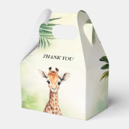 Cute Giraffe Jungle Baby Shower Party Beautiful Geschenkschachtel