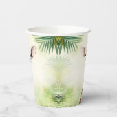 Cute Giraffe Jungle Baby Shower Party Beautiful Pappbecher (Links)