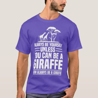 Cute Giraffe Lover Quote Sayings Zoo I Love Giraff T-Shirt