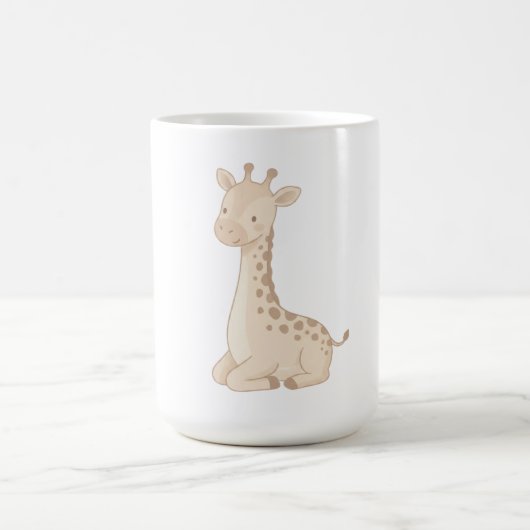 Cute Giraffe Mug – Neutral Safari Animal Cup Kaffeetasse (Mittel)
