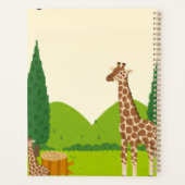 Cute Giraffe Notebook for Kids – Fun Animal Cover, Planer (Rückseite)