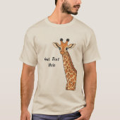 Cute Giraffe Personalized T-Shirt (Vorderseite)