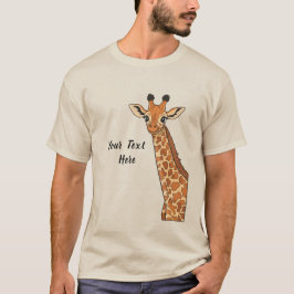 Cute Giraffe Personalized T-Shirt