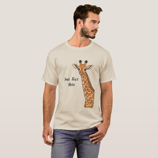 Cute Giraffe Personalized T-Shirt (Vorne ganz)