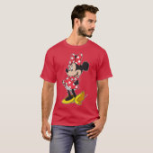 Cute Girl Cartoon Mouse Pose friend T-Shirt (Vorne ganz)