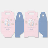 Cute Girl Gingerbread Village Baby Shower Geschenkschachtel (Ungeklappt)