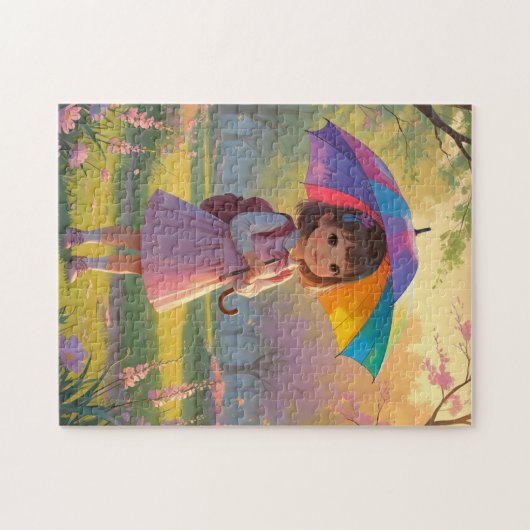 Cute girl puzzle (Horizontal)