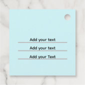 Cute Girl with Dog & Balloons  Geschenkanhänger (Rückseite)