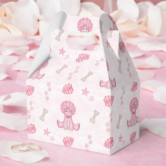 Cute Girls Birthday Pink Dinosaur Geschenkschachtel