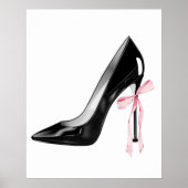 Cute Girly Bow Wall Poster (Vorne)