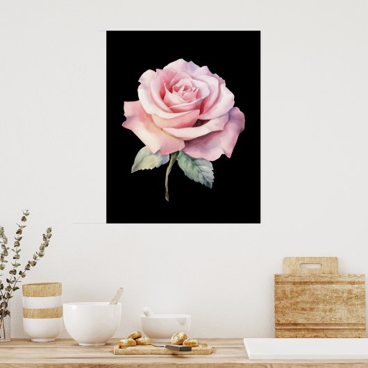 Cute Girly Bow Wall Poster (Küche)