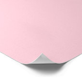 Cute Girly Bow Wall Poster (Ecke)