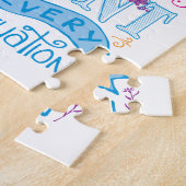 Cute Girly Christian Bible Verse Handlettered Pink Puzzle (Seite)