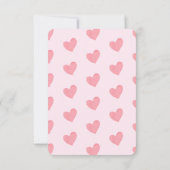 Cute Girly Elephant Ballerina Birthday Party  Dankeskarte (Rückseite)