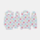 Cute Glazed Doughnut Pattern Light Blue Geschenkschachtel (Ungefaltet)