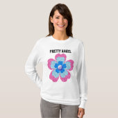 Cute glitter floral blooming garden T-Shirt (Vorne ganz)