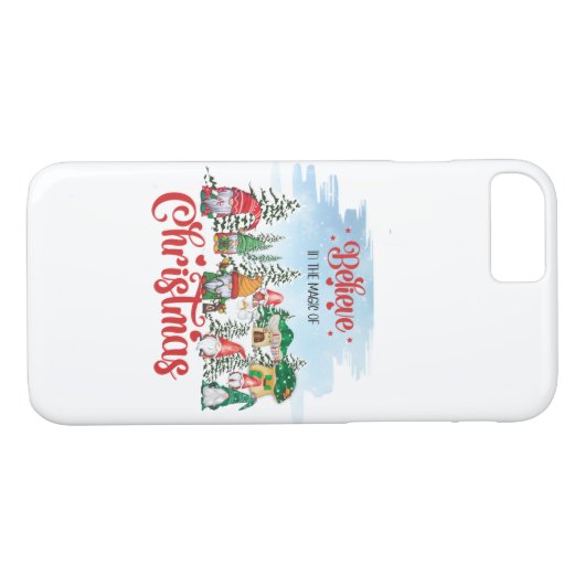 Cute Gnome Celebrating Christmas Holiday Case-Mate iPhone Hülle (Rückseite (Horizontal))