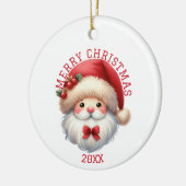 Cute Gnome Christmas Keramik Ornament (Links)