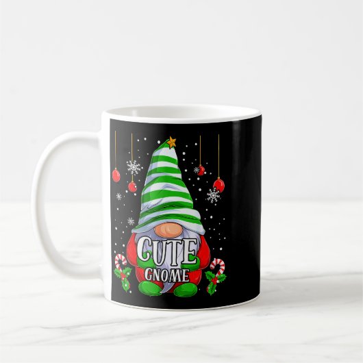 Cute Gnome Christmas Pajamas Matching Family Group Kaffeetasse (Links)