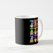Cute Gnome Every Season Holiday Gnomes 12 Months O Kaffeetasse (VorderseiteRechts)
