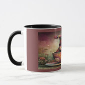 Cute Gnome Fishing in a Teacup Whimsical Mug Tasse (Links)