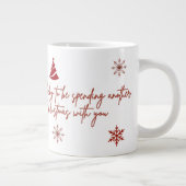Cute Gnome Merry Christmas Coffee Mug Jumbo-Tasse (Rechts)