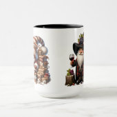 Cute GnomeI Presents And Grapes Tasse (Zentrum)