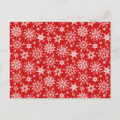 Cute Gnomen Merry Little Christmas Party Card Postkarte (Rückseite)