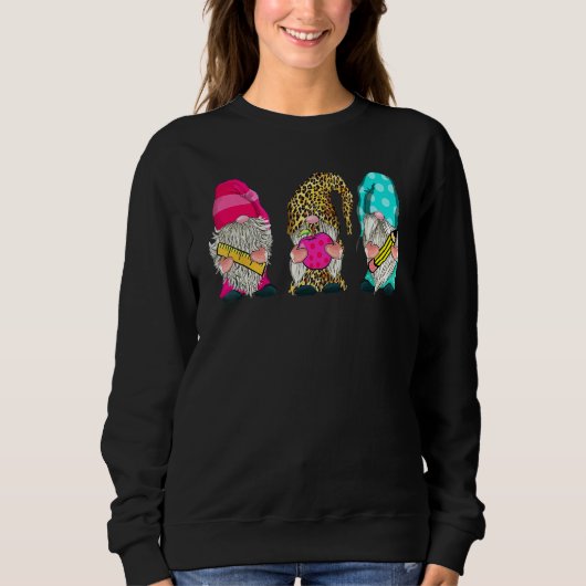 Cute Gnomes Back To School Teacher And Students Sweatshirt (Vorderseite)