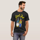 Cute Gnomes God Jul Swedish Norwegian Christmas T-Shirt (Vorne ganz)