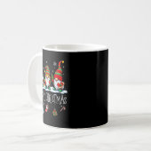 Cute Gnomes Merry Christmas Light Family Gnome Xma Kaffeetasse (Vorderseite Links)