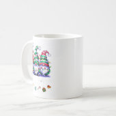 Cute Gnomes Merry Christmas Light Family Gnome Xma Kaffeetasse (Vorderseite Links)