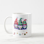 Cute Gnomes Merry Christmas Light Family Gnome Xma Kaffeetasse (Links)