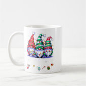 Cute Gnomes Merry Christmas Light Family Gnome Xma Kaffeetasse (Links)