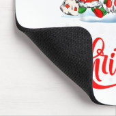 Cute Gnomes Merry Christmas Light Family Gnome Xma Mousepad (Ecke)