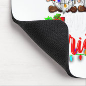 Cute Gnomes Merry Christmas Light Family Gnome Xma Mousepad (Ecke)