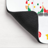 Cute Gnomes Merry Christmas Light Family Gnome Xma Mousepad (Ecke)