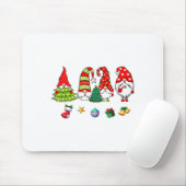 Cute Gnomes Merry Christmas Light Family Gnome Xma Mousepad (Mit Mouse)