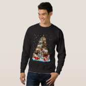 Cute Goat Christmas Tree Sweatshirt (Vorne ganz)