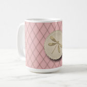 Cute Gold Dragonfly Kaffeetasse (Vorderseite Links)