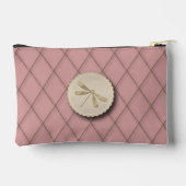 Cute Gold Dragonfly Zubehörtasche (Rückseite)