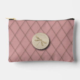 Cute Gold Dragonfly Zubehörtasche