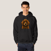 Cute Golden Doodle Dog on Goldendoodle 1 Hoodie (Vorne ganz)