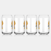 Cute Golden Retriever Dog Illustration Can Glass S Dosenglas (Rechts)