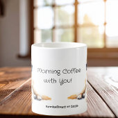 Cute Golden Retriever Watercolor Personalize Verwandlungstasse