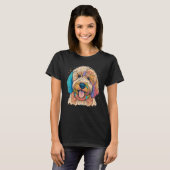 Cute Goldendoodle Dog on Golden Doodle  1 T-Shirt (Vorne ganz)